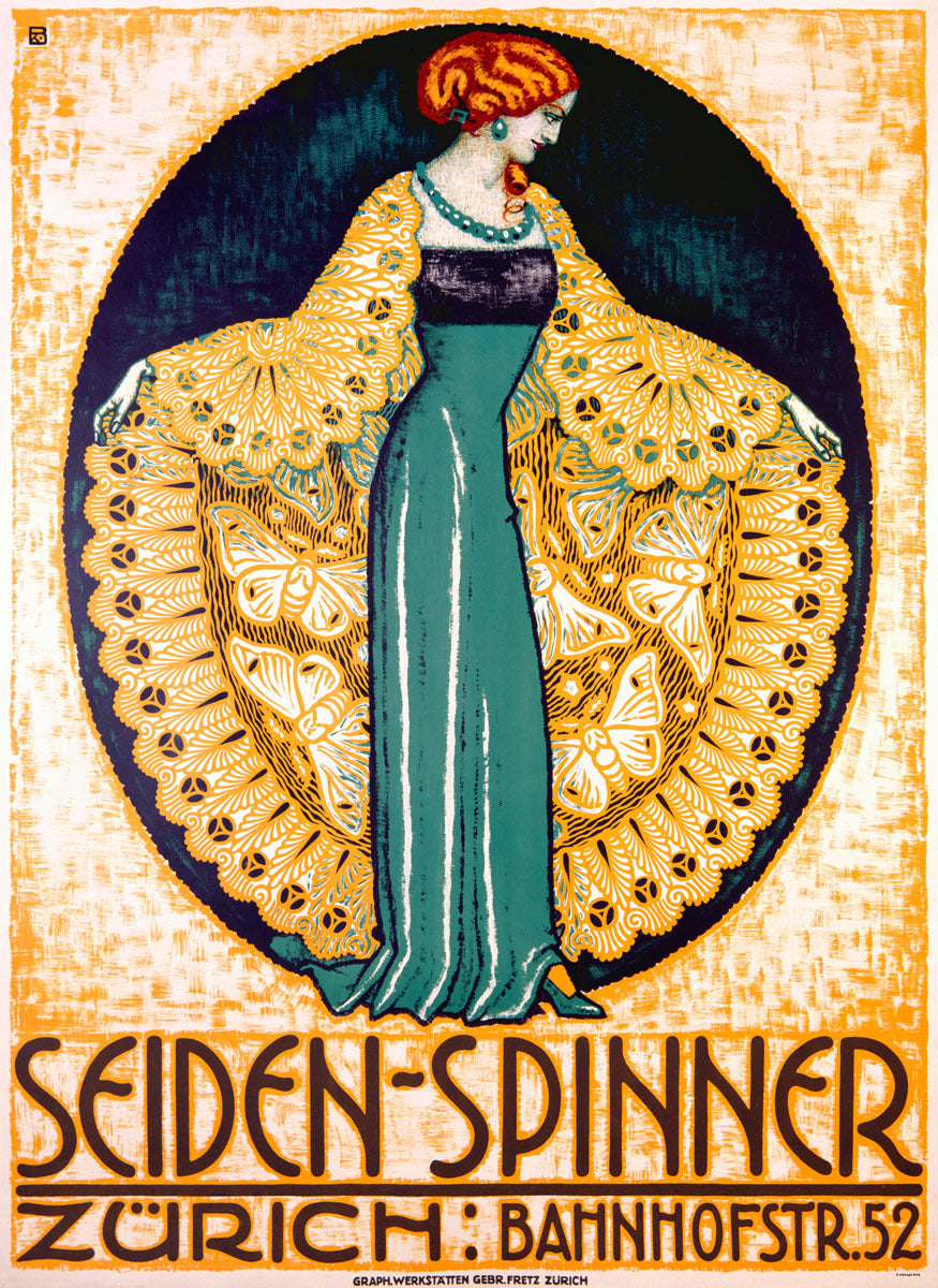 Seiden Spinner Silk Fashion Poster 0000-1670