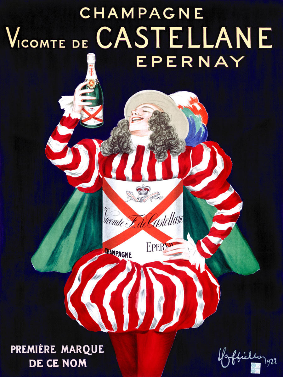 Leonetto Cappiello Champagne Vicomte de Castellane 0000-3082