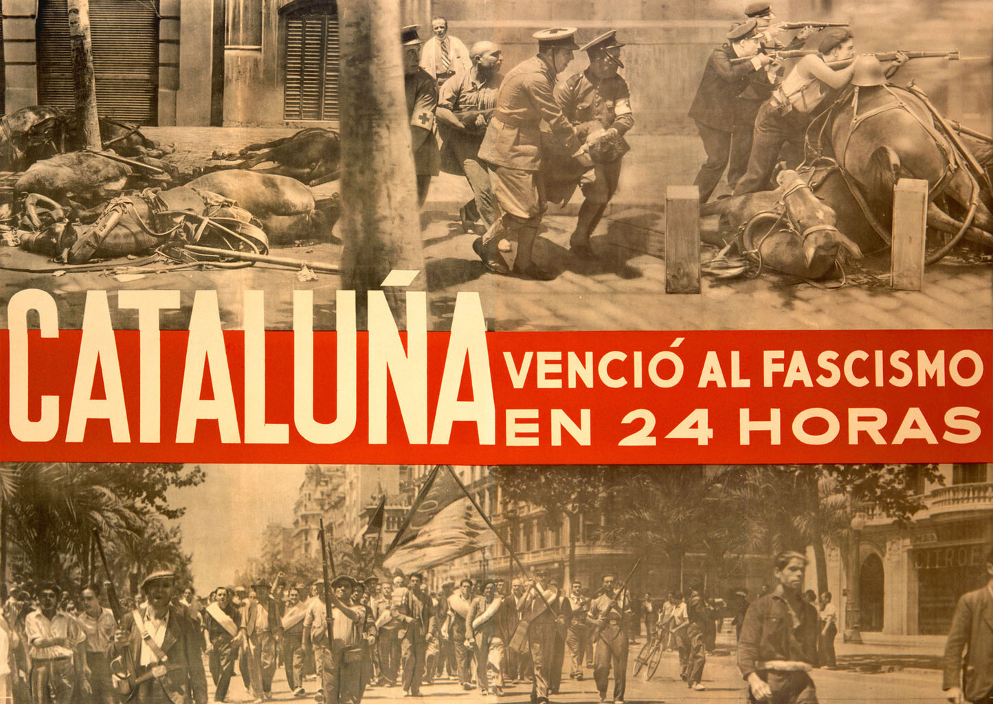 Spanish Civil War Cataluna Poster 0000-3841