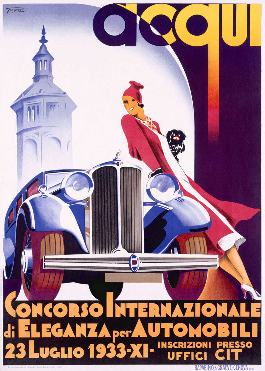Automobile Concours Car Show Poster 0000-4265
