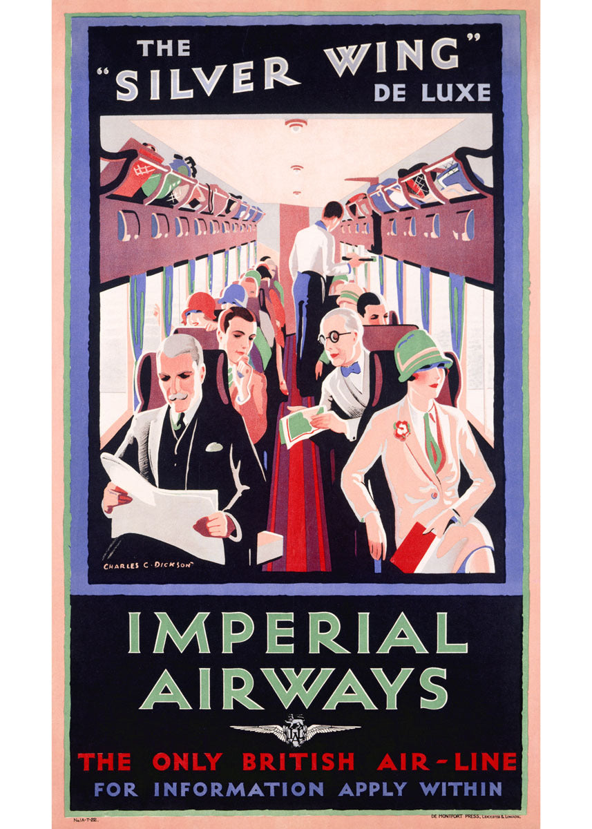 British Imperial Airways Promotional Poster 0000-4428