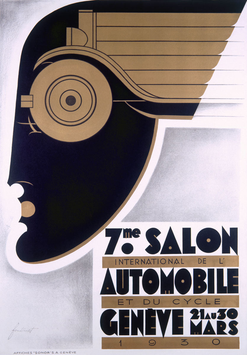 1930 Geneva Auto Show Poster 0000-6037