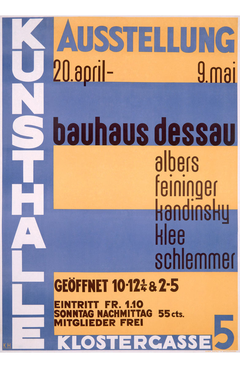 Kunsthale Bauhaus Art Exhibit Poster 0000-6056