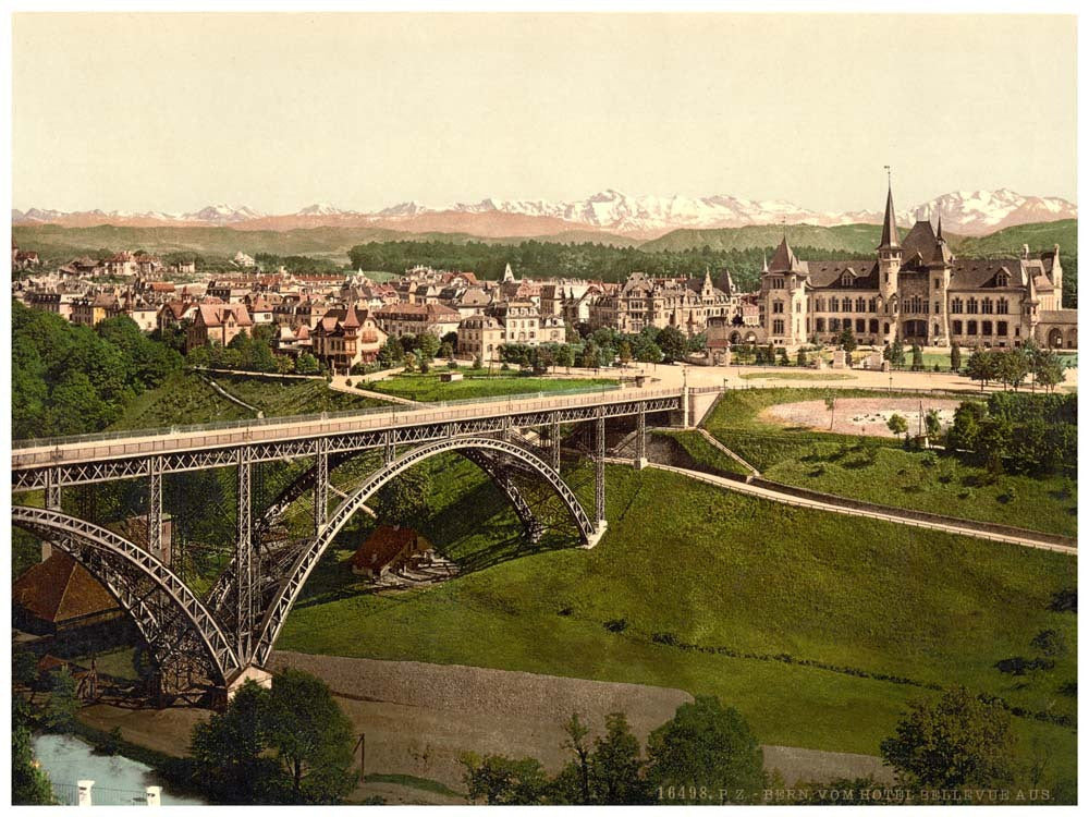 From Hotel Bellevue, Berne, Switzerland 0400-4622
