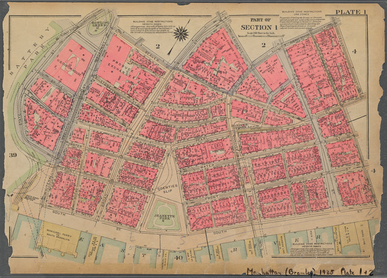 Bounded by Beaver Street, Broad Street, Exchange Place, William Street, Cedar Street, Pearl Street, Pine Street, South Street, Whitehall Street and State Street