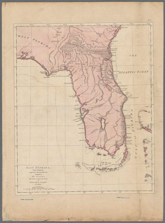 East Florida : from surveys made since the last peace, adapted to Dr. Stork's History of that country