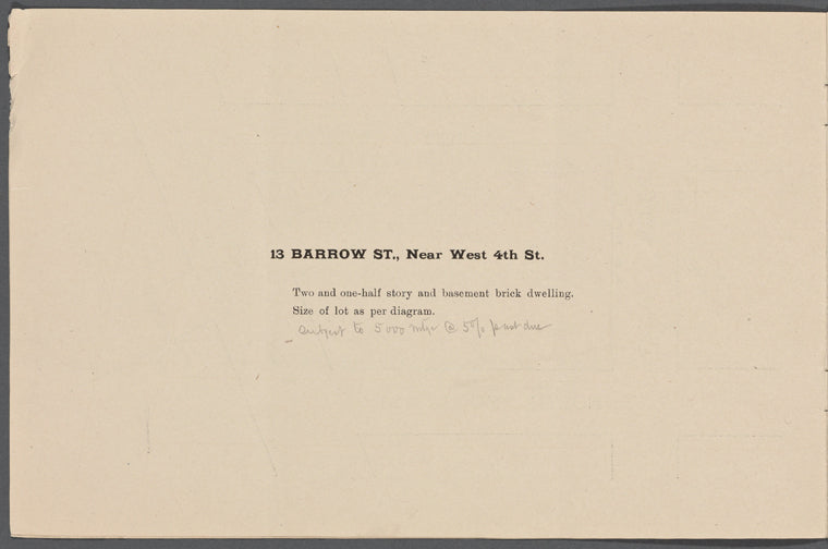 Absolute Sale by order of Peter H. McArdle, Margaret E. Callaghan and Katherine A. McArdle, executors and Trustees of the Estate of Henry McArdle, Deceased