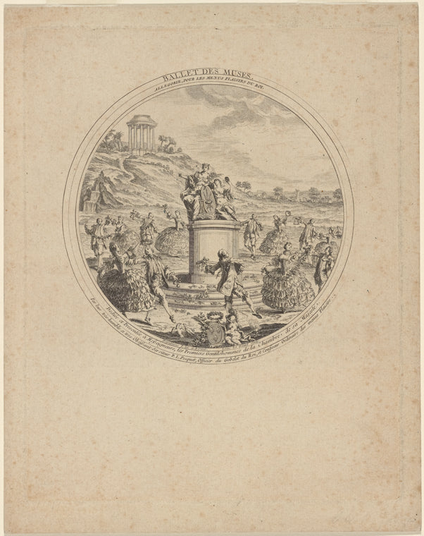 Ballet des muses: allegorie, pour les menus plaisirs du roi
