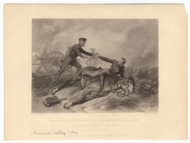 Death of Major Ringgold at the Battle of Palo Alto
