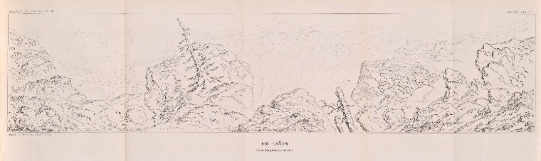 Colorado Expedition - Panoramic View no. 7 - Big Cañon - from Colorado Plateau.