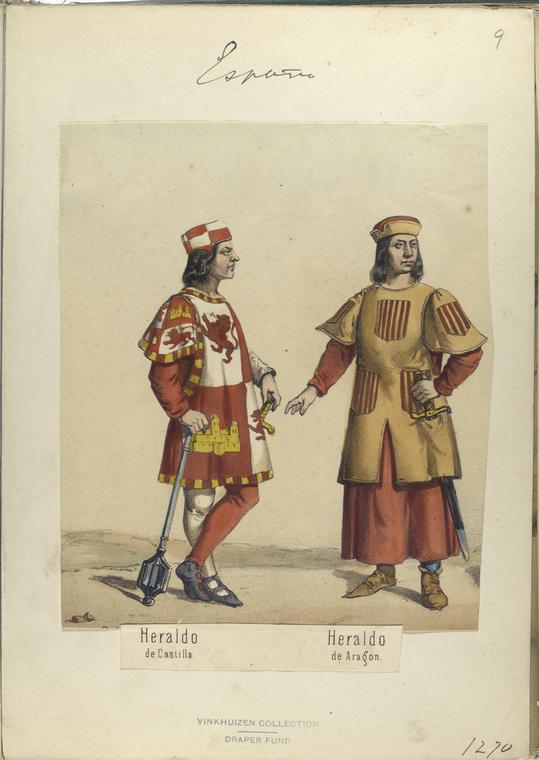 Heraldo de Castilla; Heraldo de Aragon. 1270