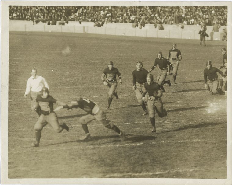 Glick failing to stop King from making only touchdown of game.