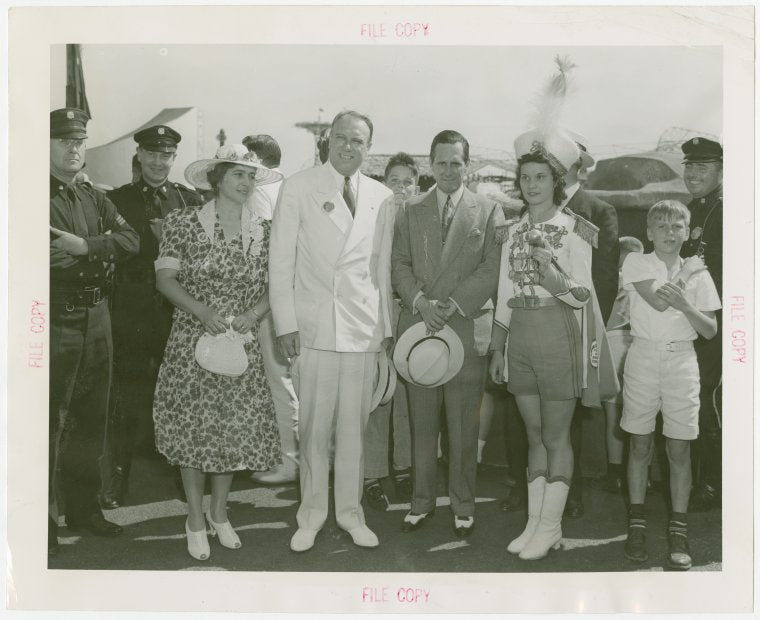 Connecticut Day - Raymond Baldwin with others