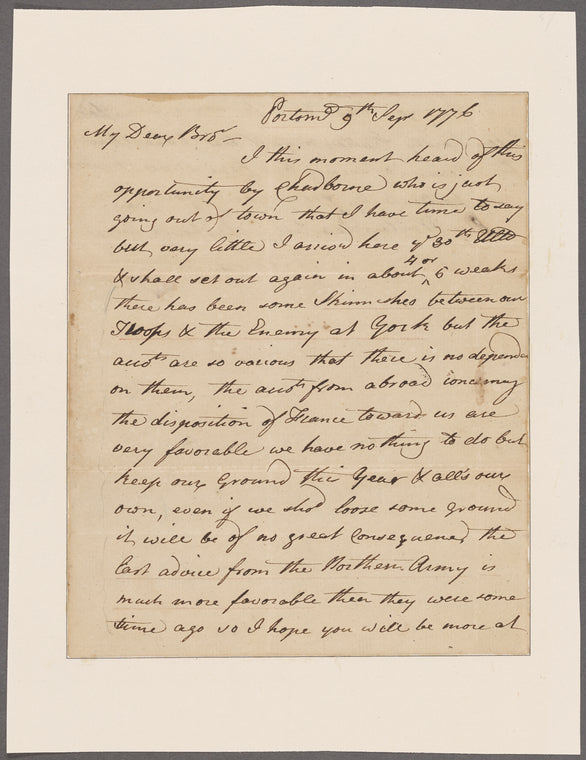 Whipple, William. Portsmouth. To William Dartmouth