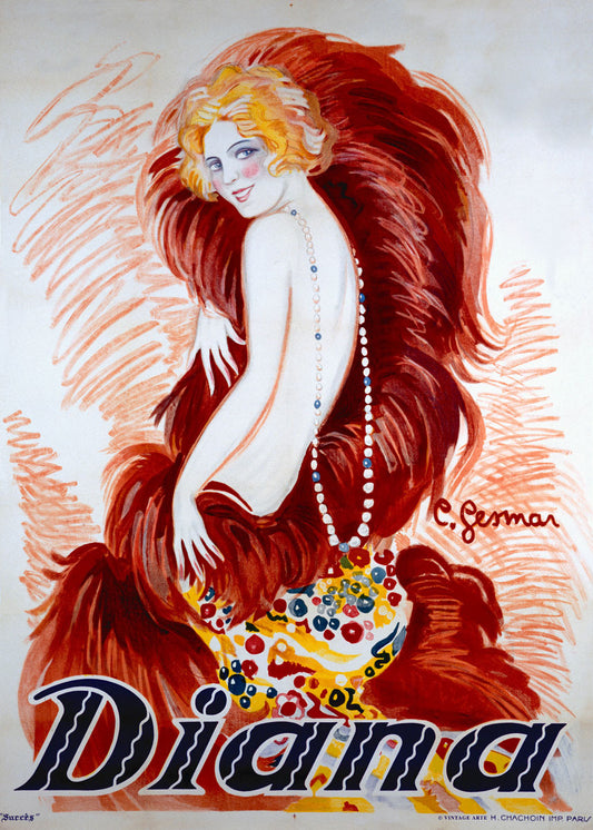 Diana French Cabaret Theater Poster 0000-1728
