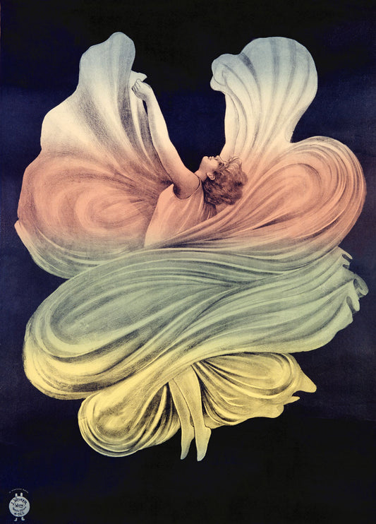 French Swan Veil Ballet Poster 0000-1759