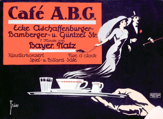 Cafe ABG Coffee Poster 0000-1829