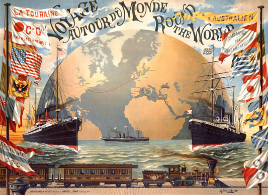 Voyage Au Tour Du Monde 0000-1868