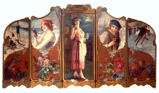 French Nouveau Sea Flower Poster 0000-1875