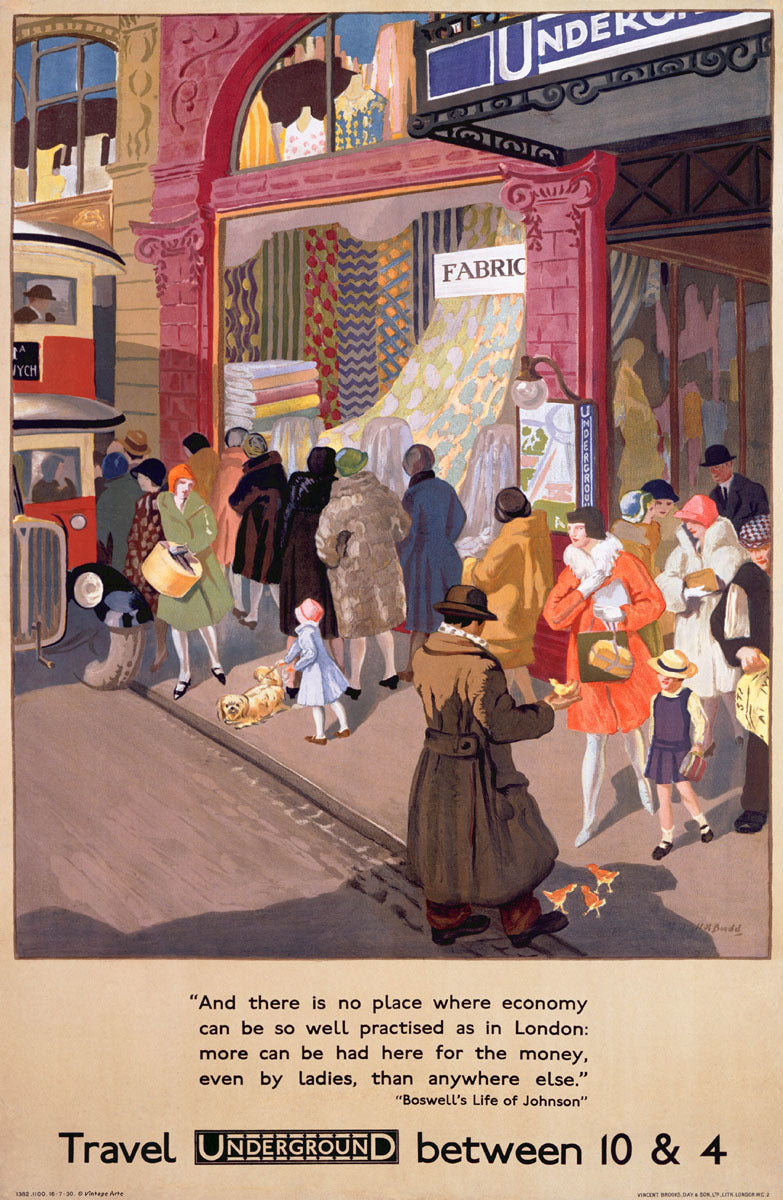 London Underground 10 and 4 Poster 0000-3035