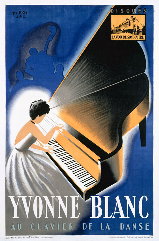 Yvonne Blanc Piano Concerto Poster 0000-3054