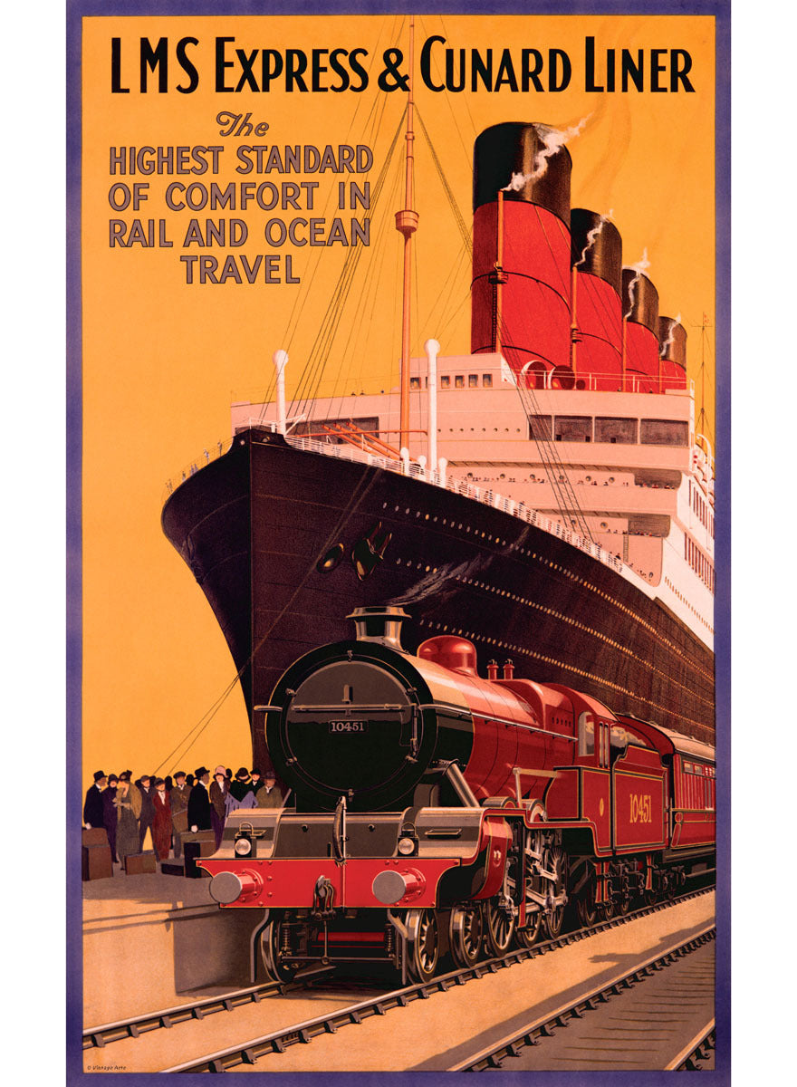 LMS Express & Cunard Liner 0000-3060