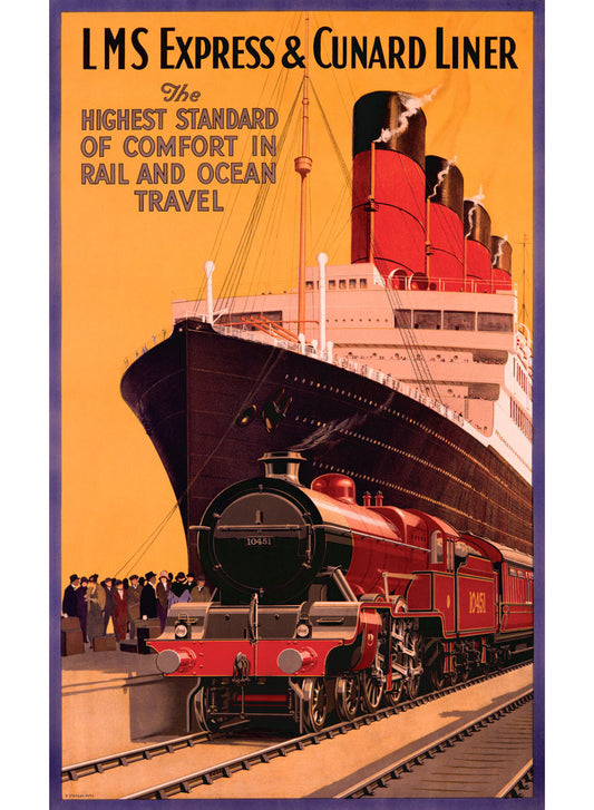 LMS Express & Cunard Liner 0000-3060