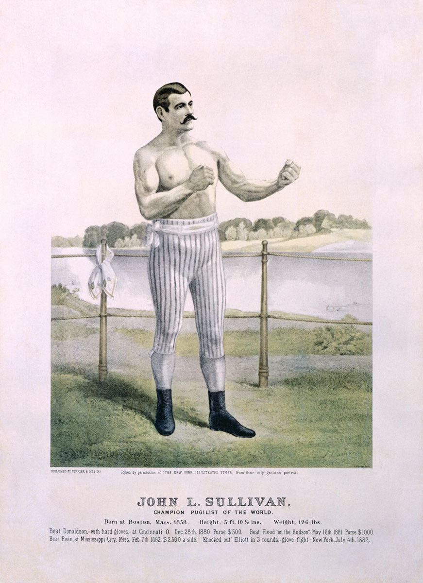 Irish Boxer John L. Sullivan Poster 0000-3138
