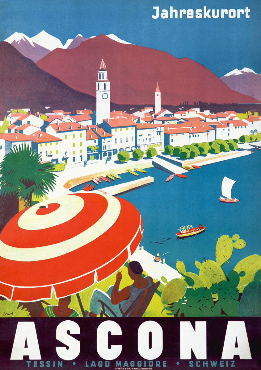Ascona Swiss Travel Poster 0000-3282