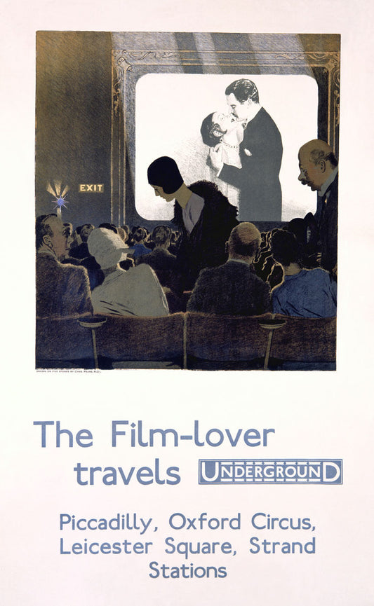 London Underground Film Lover Poster 0000-3326
