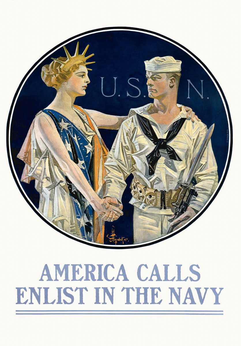 America Calls/Enlist in the US Navy Recruiting Pos 0000-3359