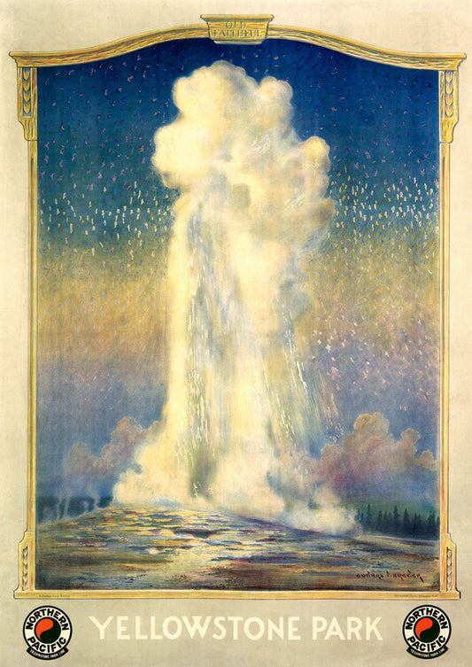 Northern Pacific Rail Yellowstone Poster 0000-3363