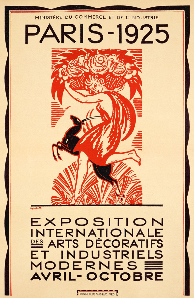 1925 Paris Art Exposition Poster 0000-3381