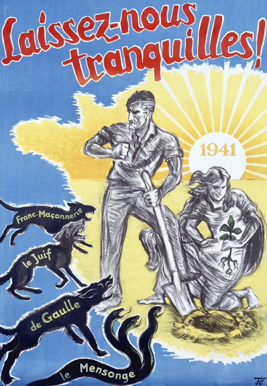 WWII Vichy French Liberation Poster 0000-3578