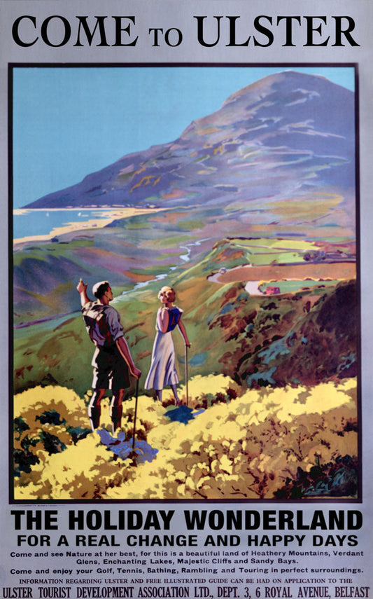 Come to Ulster Ireland Travel Poster 0000-3579