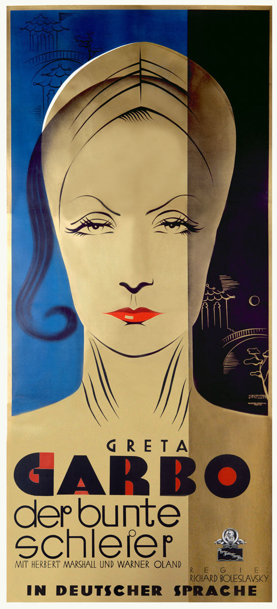 Greta Garbo Painted Veil Movie Poster 0000-3593