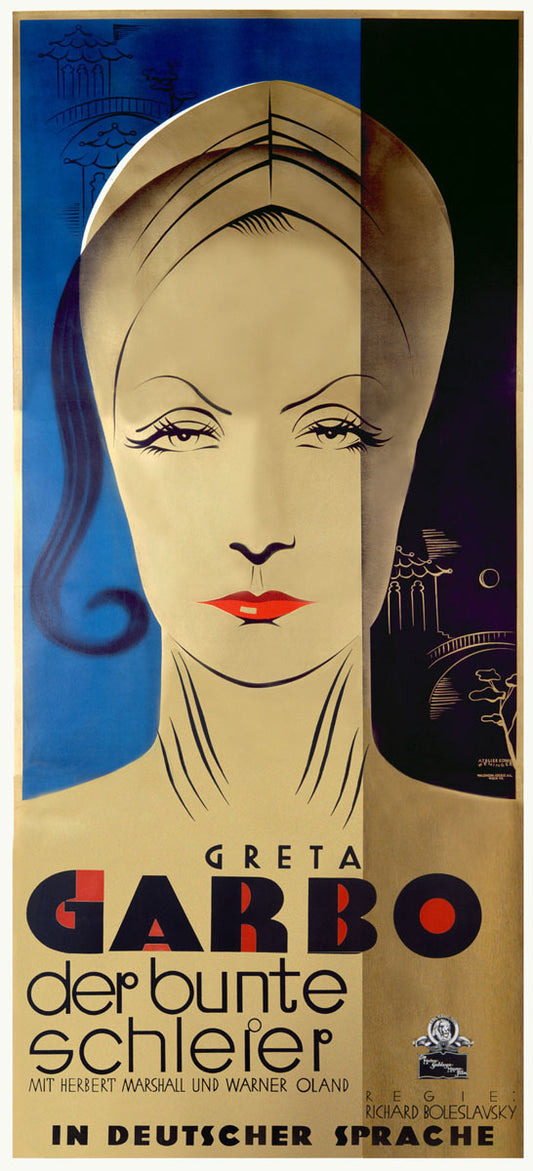 Greta Garbo Painted Veil Movie Poster 0000-3593