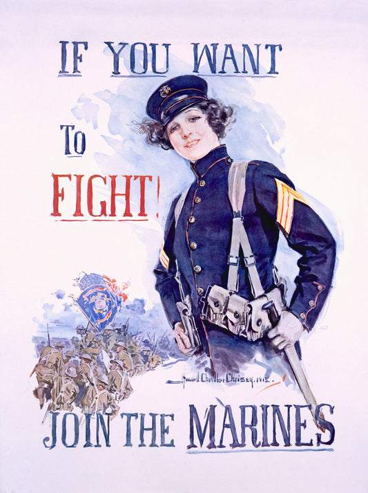WWI Join the Marines Recruiting Poster 0000-3613