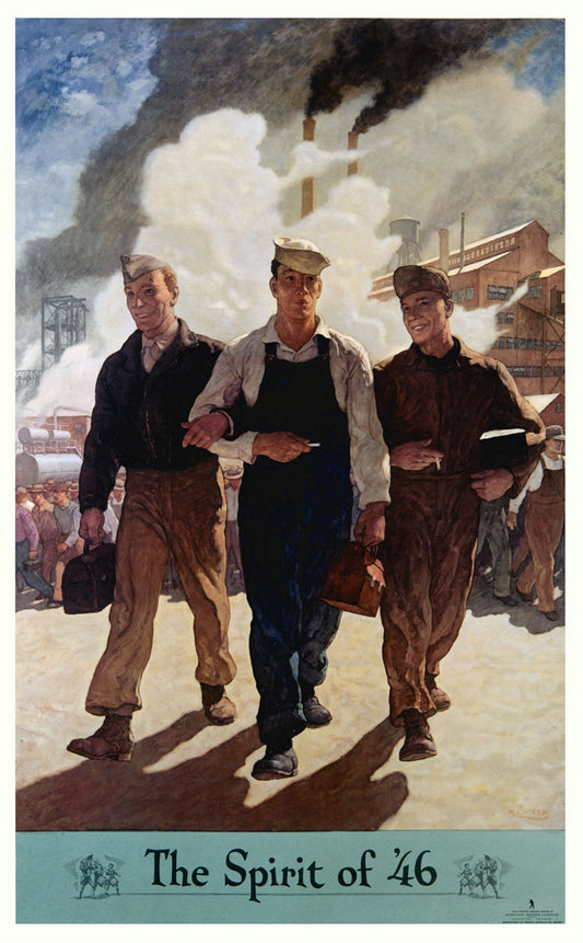 US Homefront Patriotic Poster 'The Spirit of '46' 0000-3614