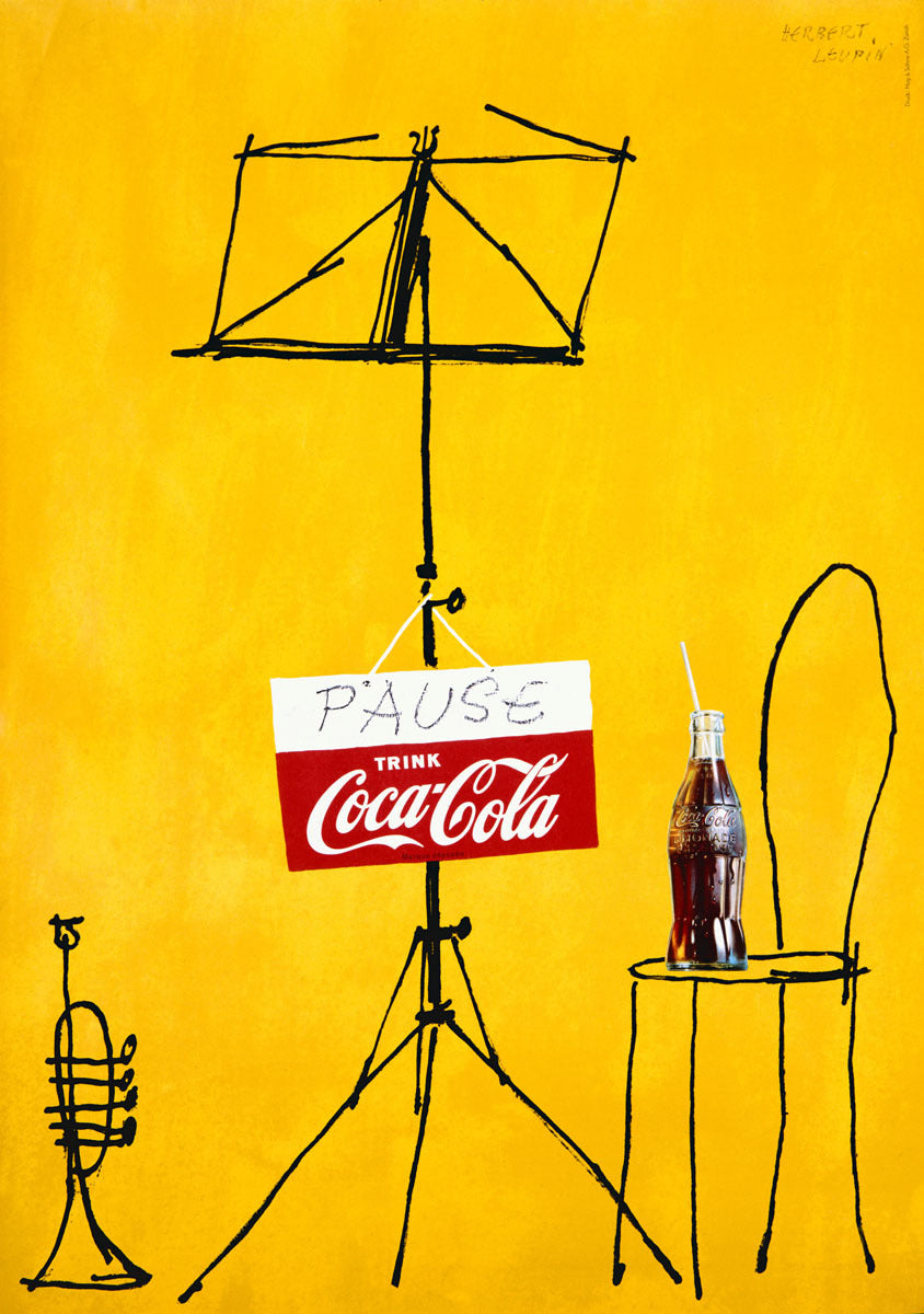 1962 Coca-Cola Swiss Pop Art Poster 0000-3660