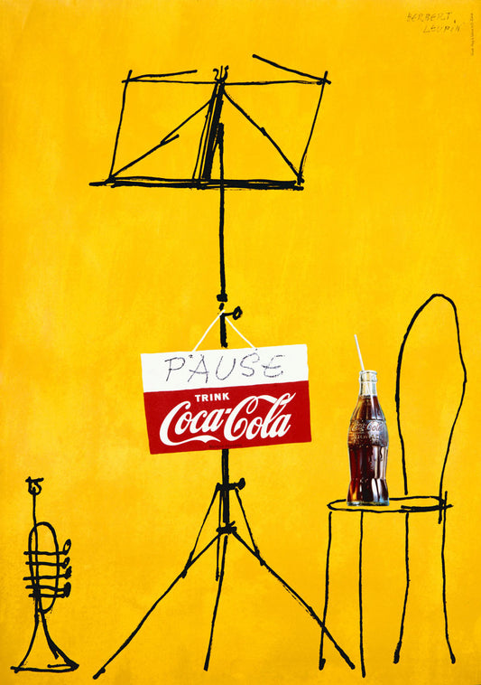 1962 Coca-Cola Swiss Pop Art Poster 0000-3660
