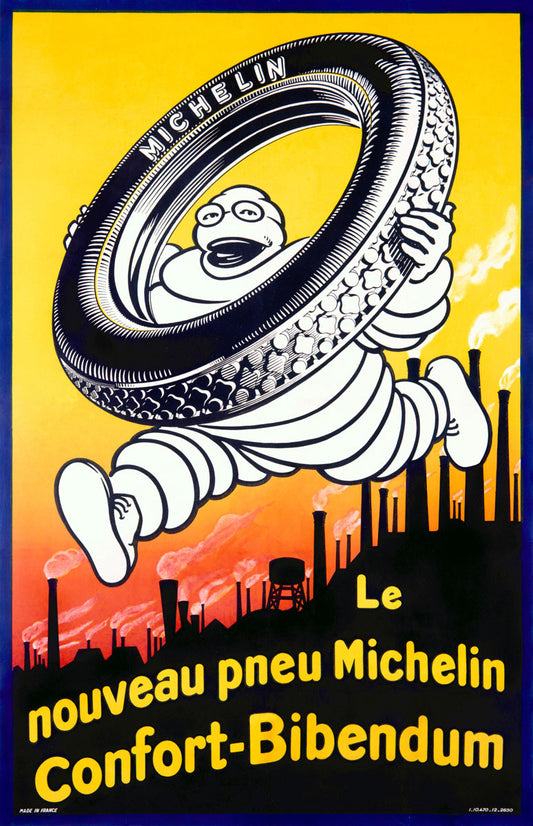 Bibendum Michelin Tire Man Poster 0000-3789