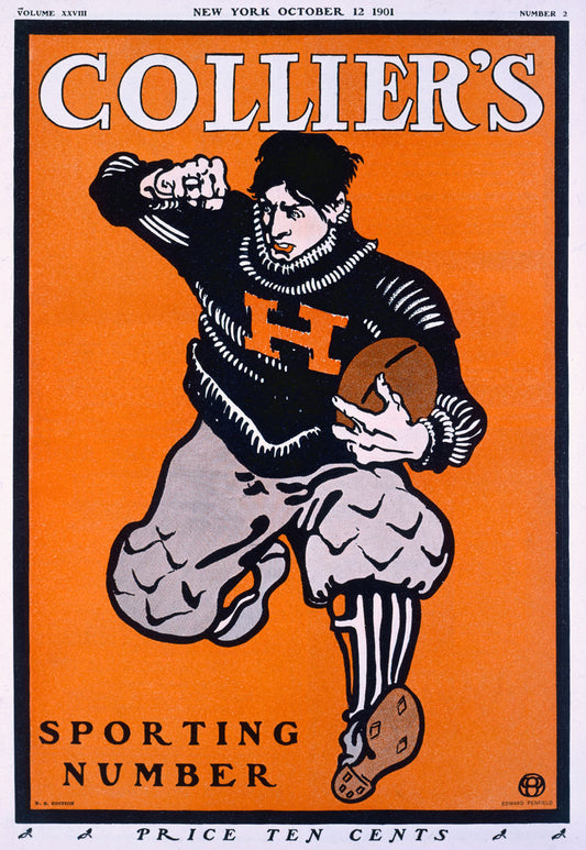 Colliers Havard Football Poster 0000-3795
