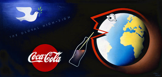 Coca Cola Coke Global High Sign Poster 0000-3805