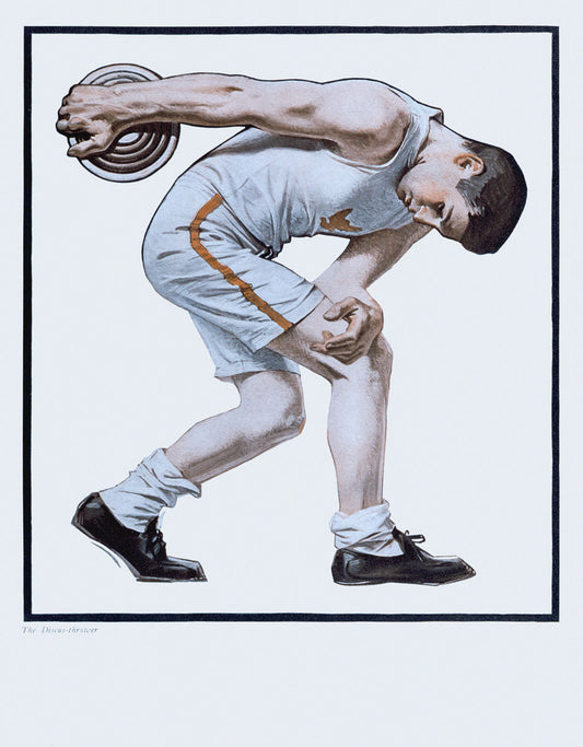 Track and Field Discus Poster 0000-3807