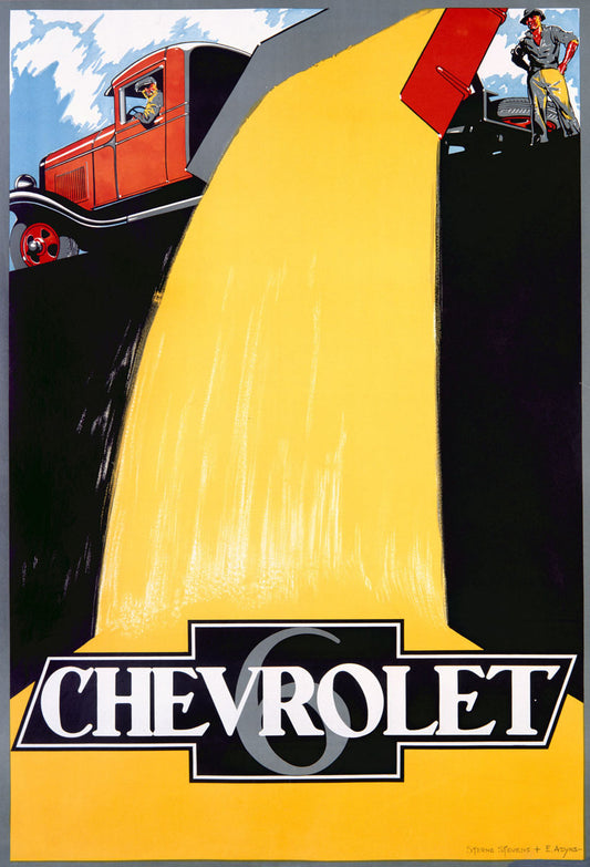 Chevrolet 6 Dump Truck Poster 0000-3820