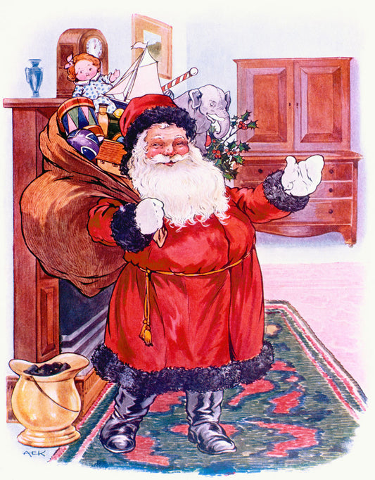 Christmas Eve Santa Claus Poster 0000-3925