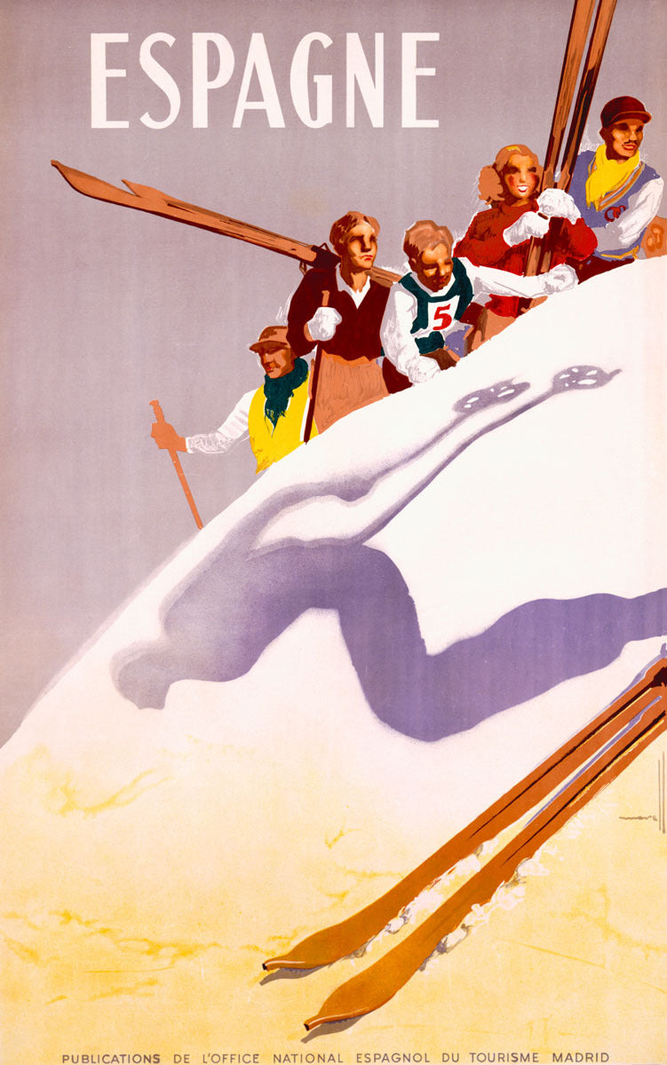 Ski Espana Travel Poster 0000-3947