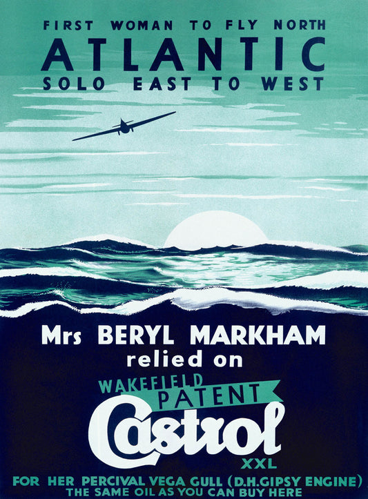 First Woman to Fly North Atlantic Solo/Castrol 0000-4022