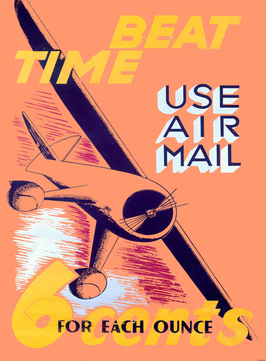 Beat Time Use Air Mail 0000-4028